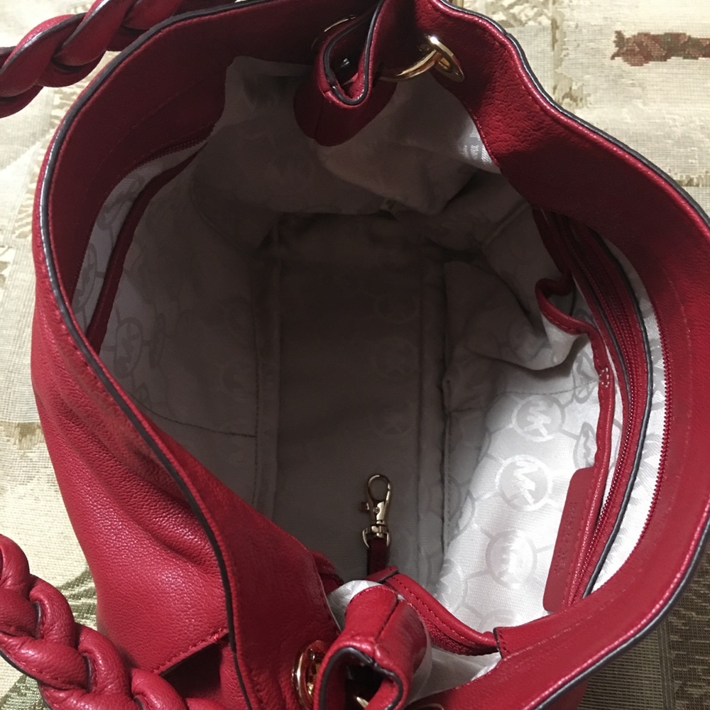 Michael Kors Large Naomi Leather Satchel